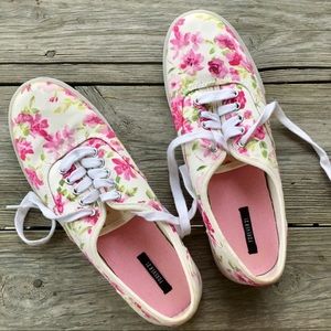 Floral Tennis Shoes